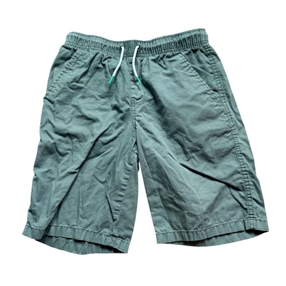 Youth Boys Cat and Jack Gray Drawstring Chino Weekend Shorts - Sz L 12/14